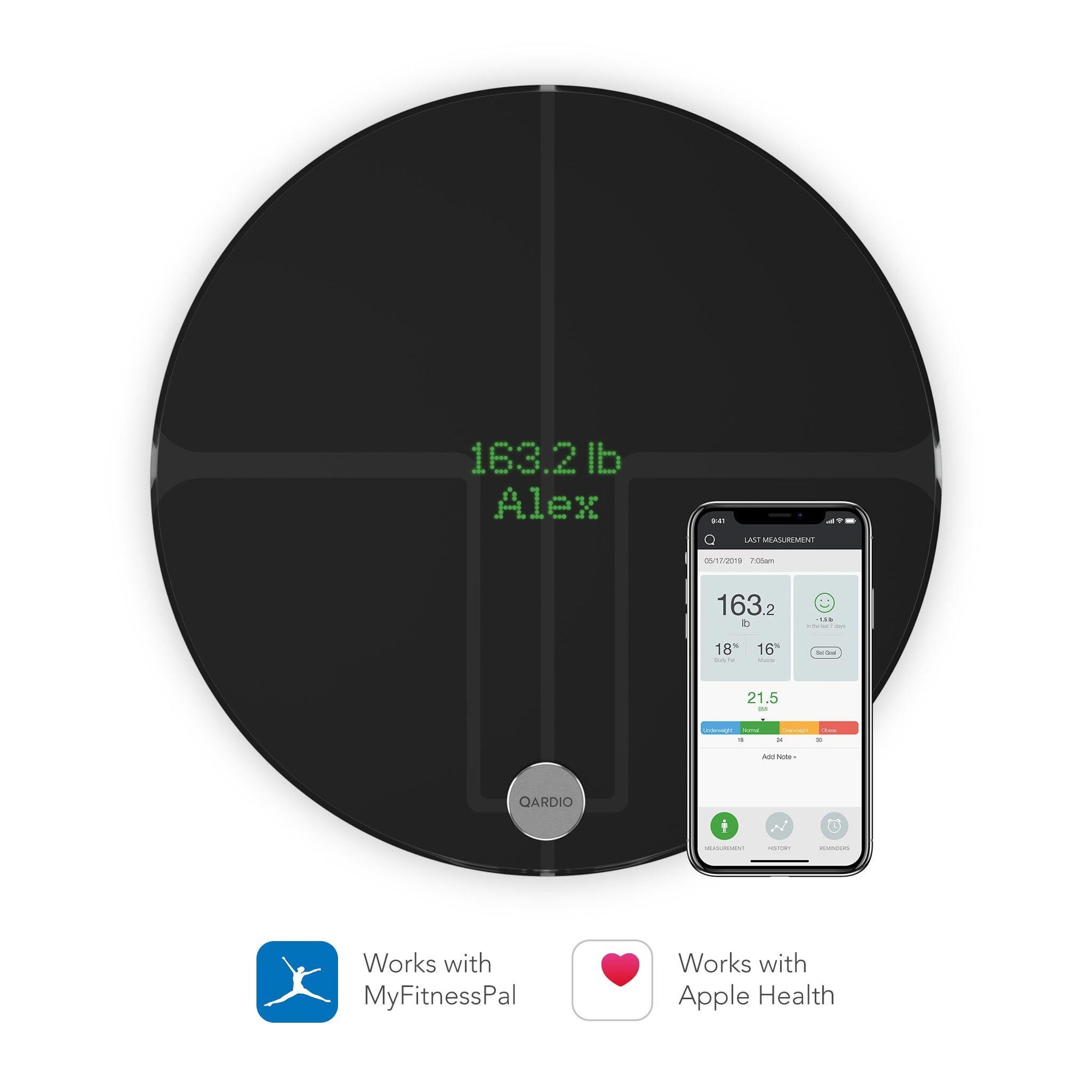 QardioBase - Wi-Fi Body Composition Scale - Qardio Hong Kong Limited